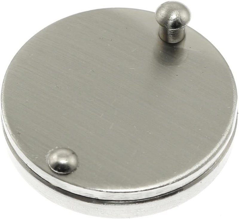 Maxmoral Privacy Cover Door Hole Cover Silver Tone Door Viewer Peephole Cover for House Hotel - Image 3